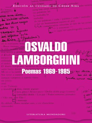 cover image of Poemas 1969-1985